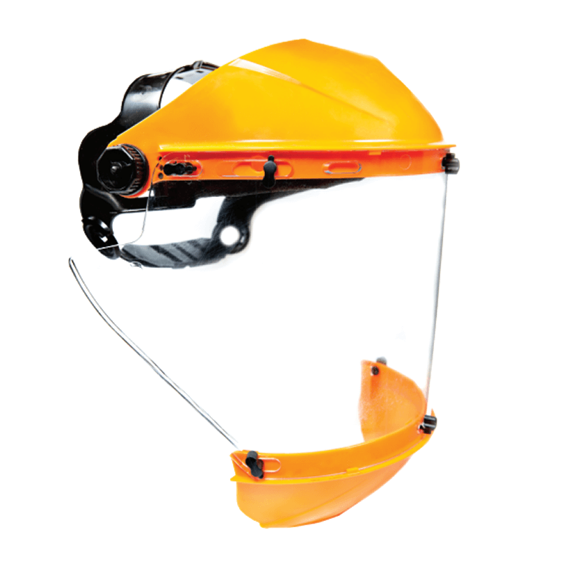 Visor Libus Cilindrico con Mentonera – Apro Seguridad Industrial