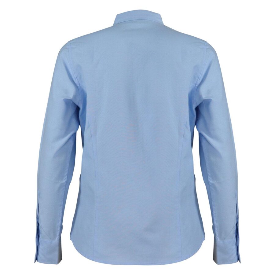 Blusa Maritex Oxford Mtx Manga Larga Celeste