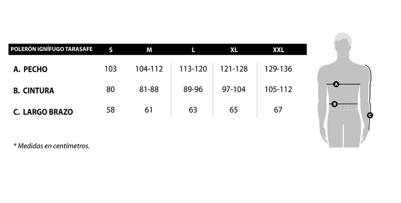 Poleron de Seguridad Hardwork Ignifugo Hw Tarasafe