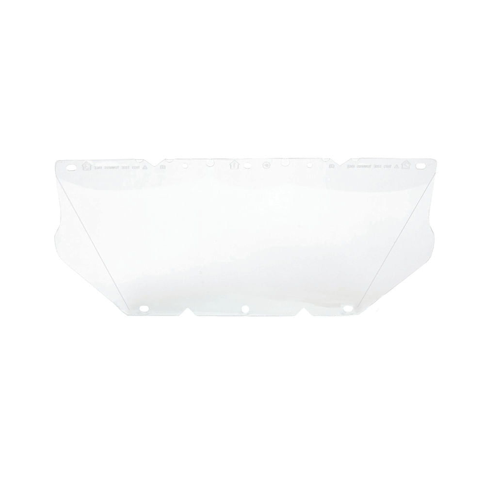 Visor de seguridad MSA V-Gard System plano (1 mm) con slots