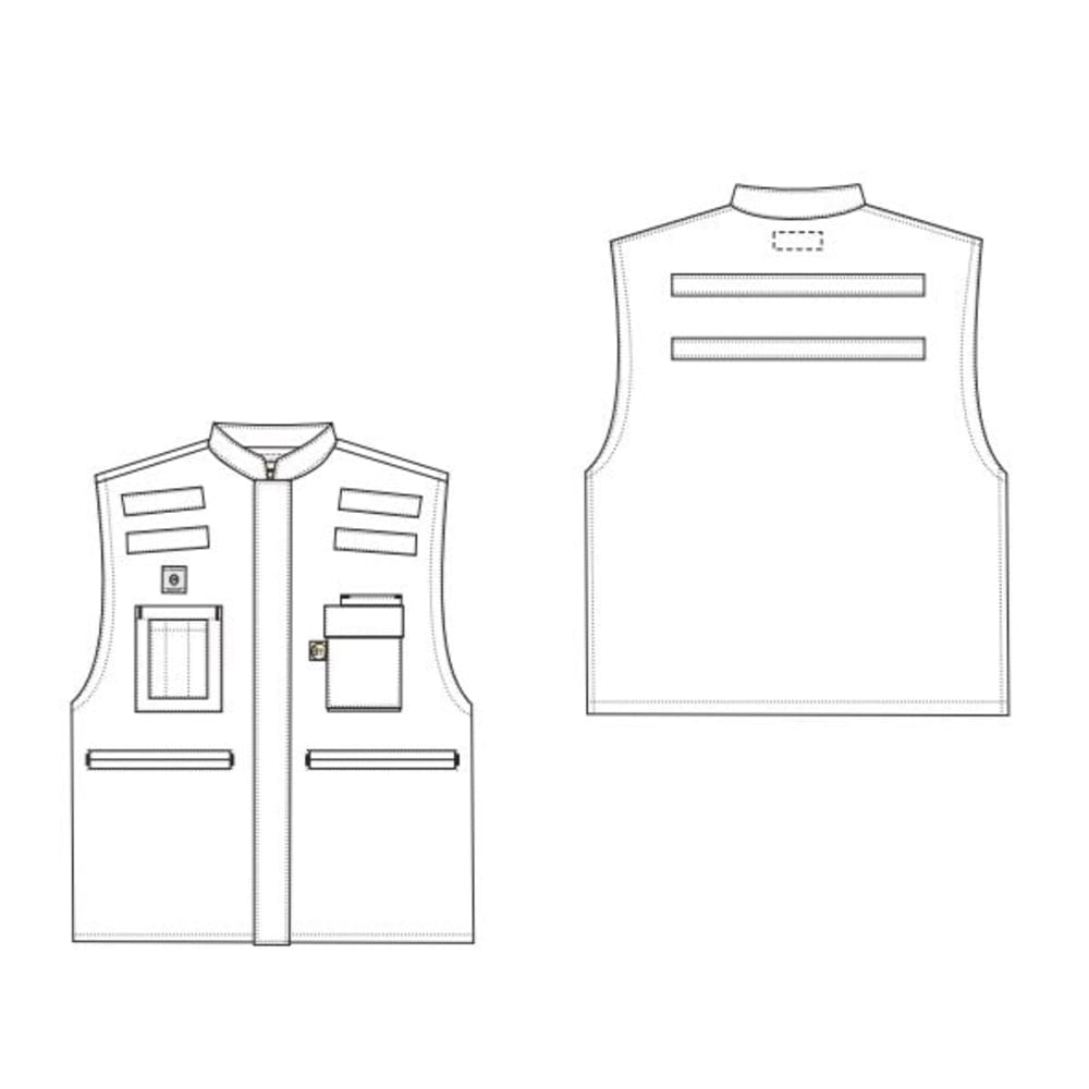 Chaleco Geo de seguridad Marshall Moffat Ignifugo Cuello Mau