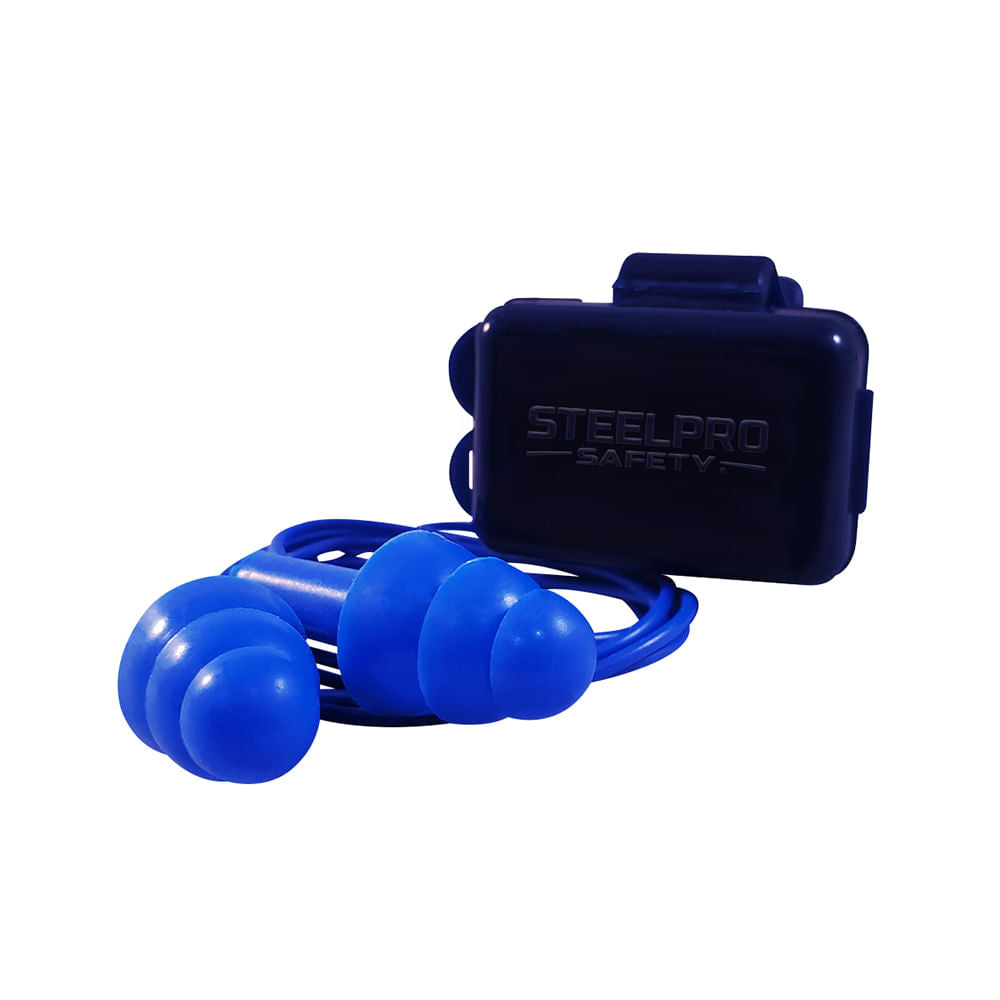 Tapon Auditivo Steelpro Reutilizable c/cordon