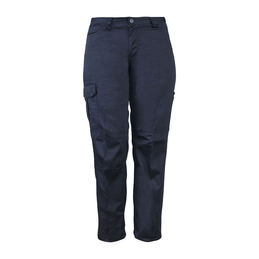 Pantalon Maritex Cargo Gabardina 21X21 Mujer Azul Marino