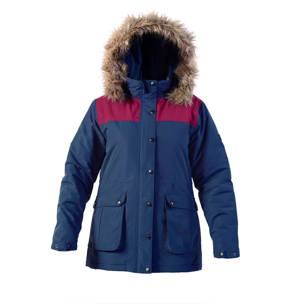 Parka Hardwork Impermeable Kodiak Mujer Azul