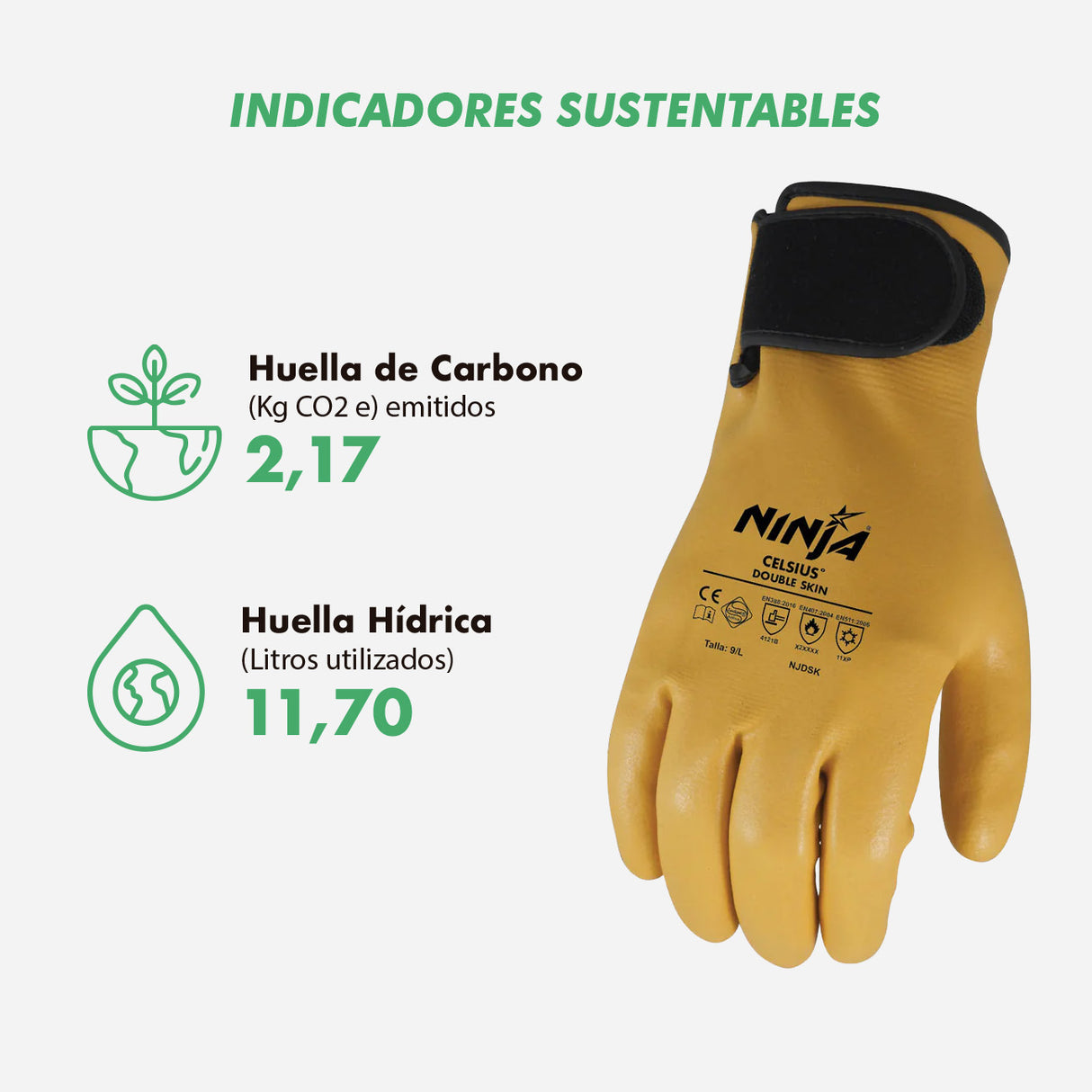 Guantes de Seguridad Ninja Double Skin