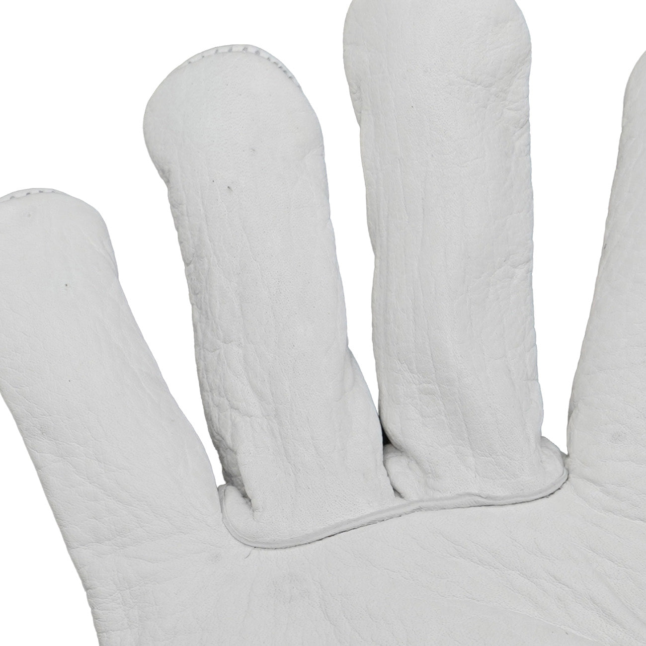 Guantes de Cabritilla Sin Forro Ribete Verde GreenWay