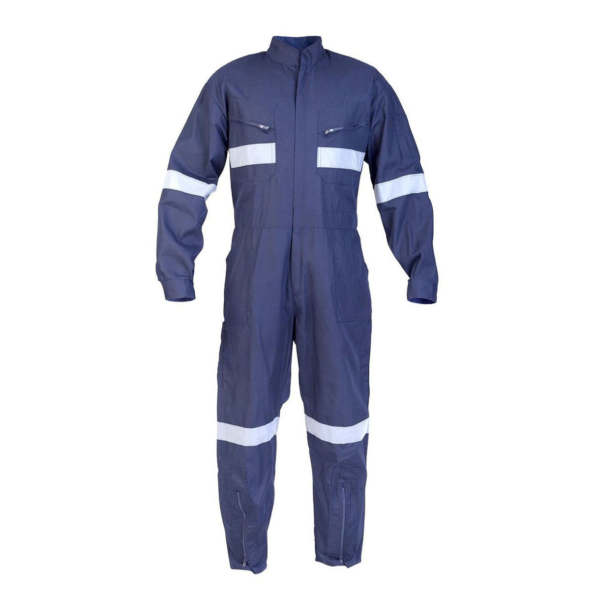 Buzo Black Wolf Canvas Con Cinta Reflectante Azul