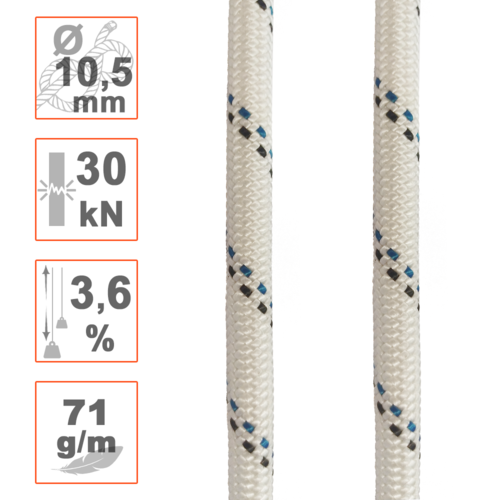 Cuerda Master Lock Semiestatica Stark Blanca