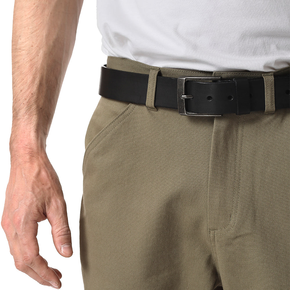 Cinturon Oryx Cuero Natural Kobuk Negro