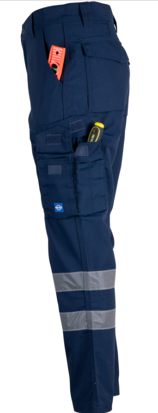 Pantalon Texora Alerce Cargo Azul Con Cinta