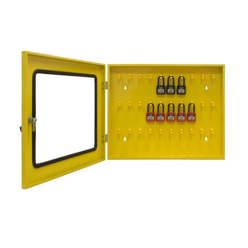 Estacion Steelpro de Bloqueo Grupal Amarilla