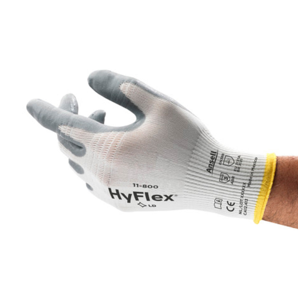 Guante de Seguridad Ansell Nitrilo Hyflex 11-800