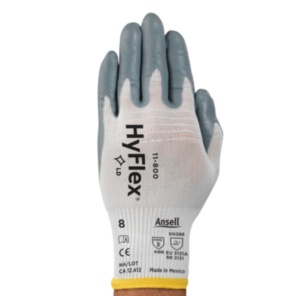 Guantes de Seguridad Ansell Nitrilo Hyflex 11-800 – Apro Seguridad