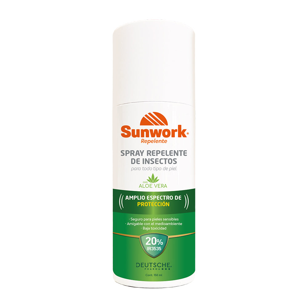 Repelente de Insectos en Spray Sunwork 150 ml