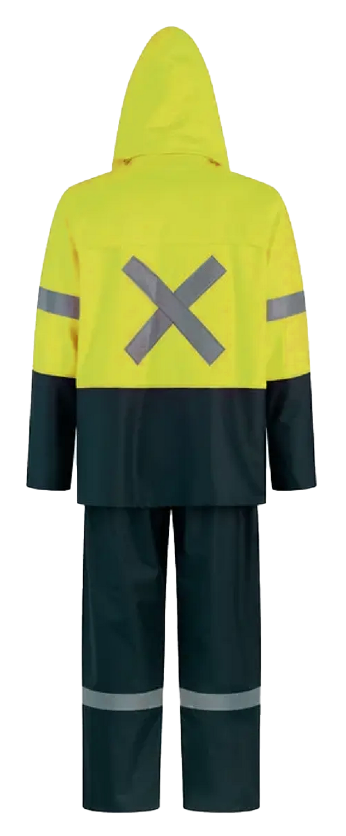 Traje Antiácido Tiger Eyes Pu C/Cinta Rfl Varón Amarillo-Azul