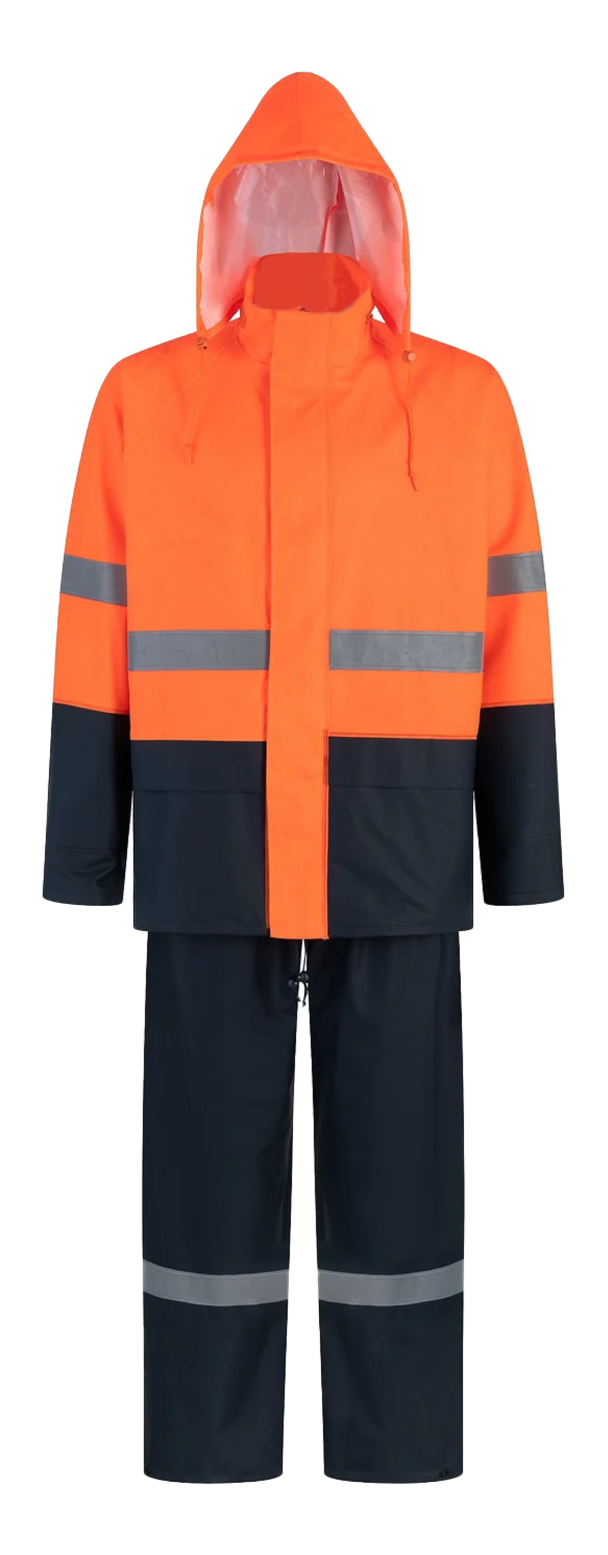 Traje Antiácido Tiger Eyes Pu C/Cinta Rfl Varón Naranjo-Azul