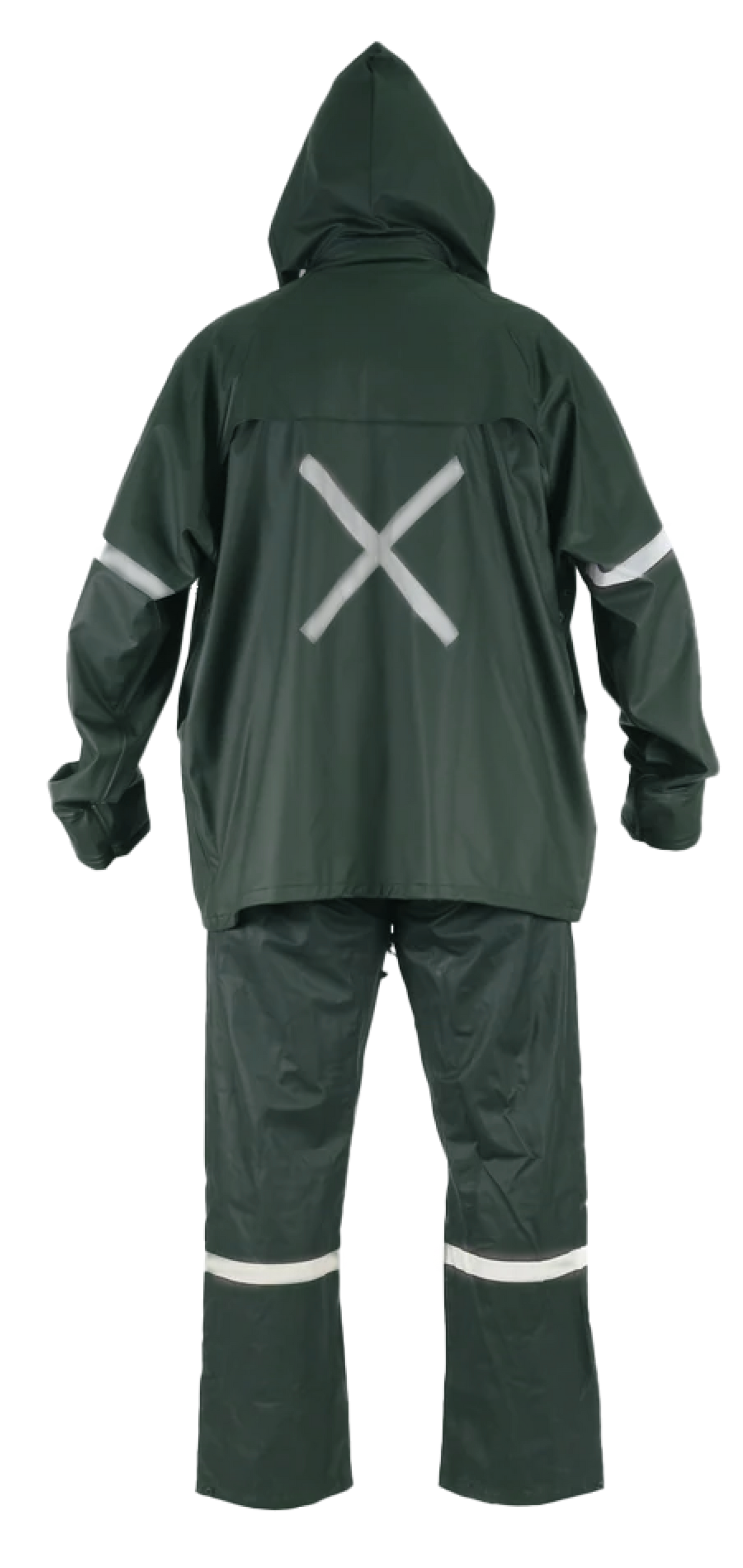 Traje Antiácido Tiger Eyes Pu C/Cinta Rfl Varón Verde