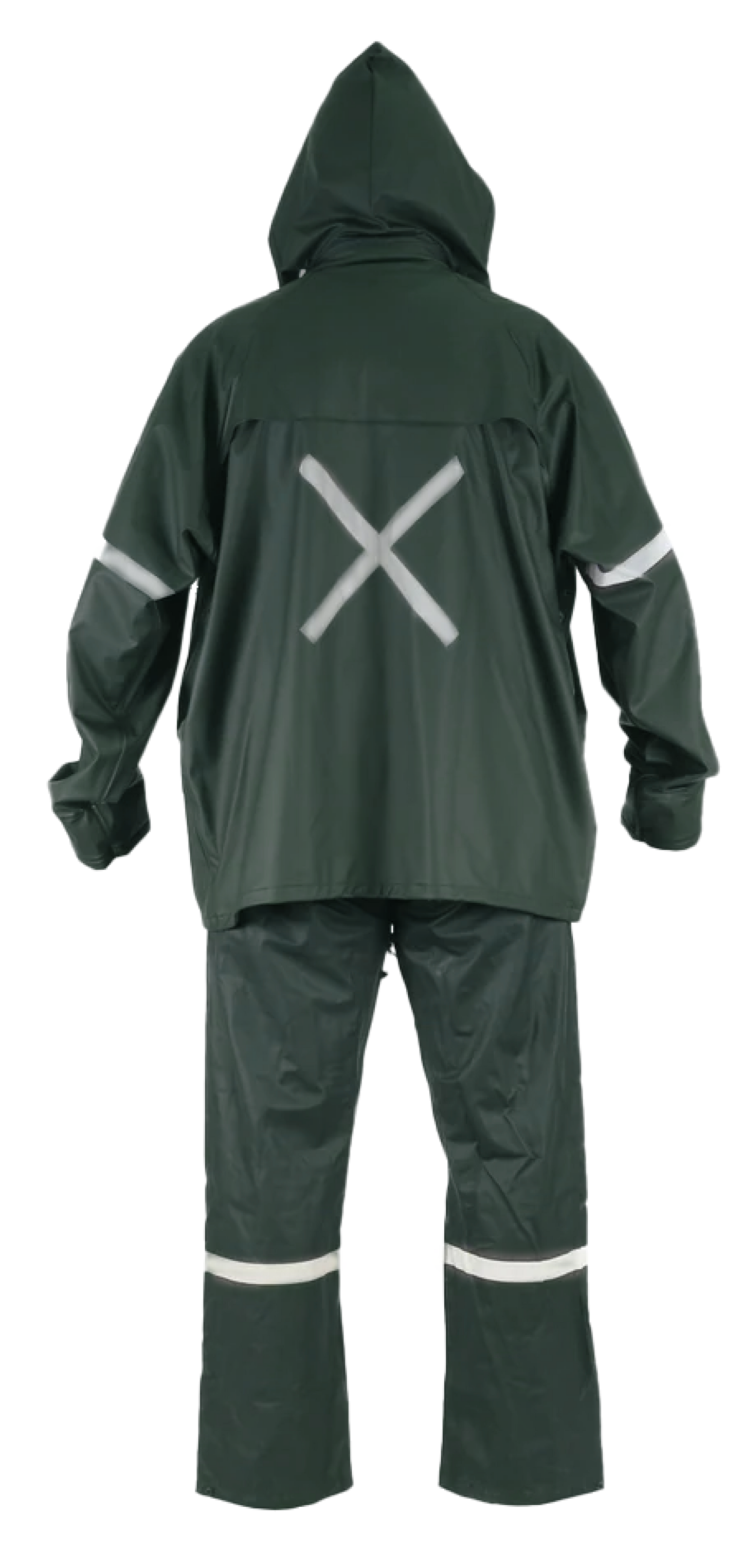 Traje Antiácido Tiger Eyes Pu C/Cinta Rfl Varón Verde