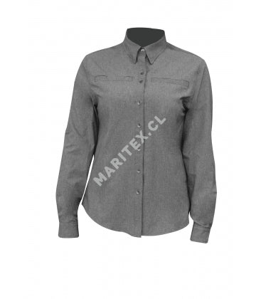 Blusa Maritex Outdoor Ligth Gris Melange