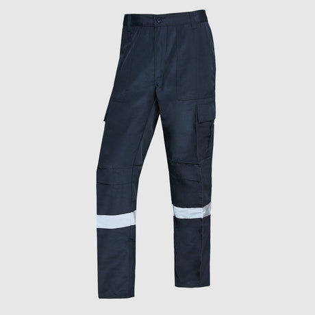 Pantalon Jayson Cargo Poplin Con Reflectante Azul