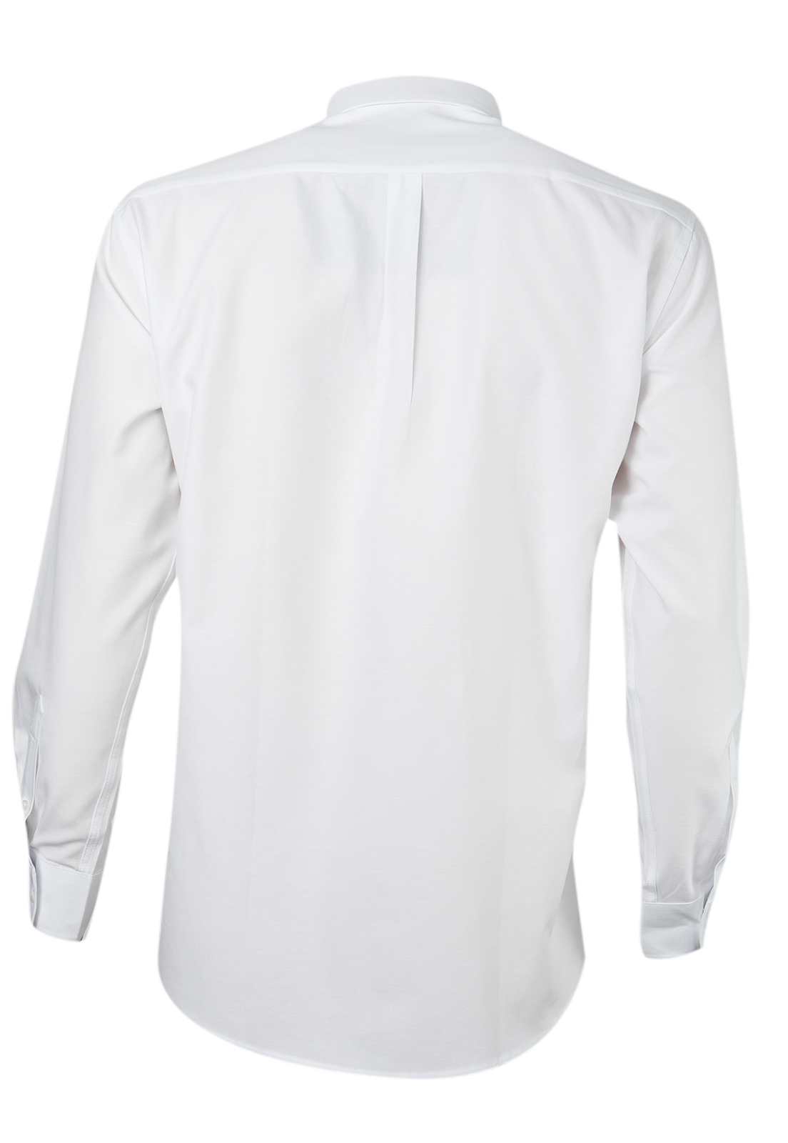 Camisa Jayson Oxford Manga Larga Boton Suelto Blanca