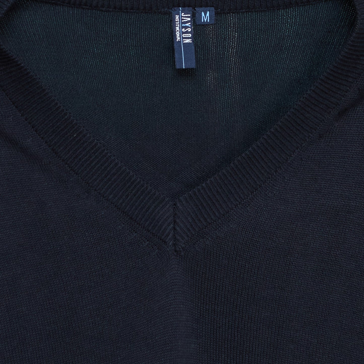 Sweater Jayson Cuello V Manga Larga Azul Marino