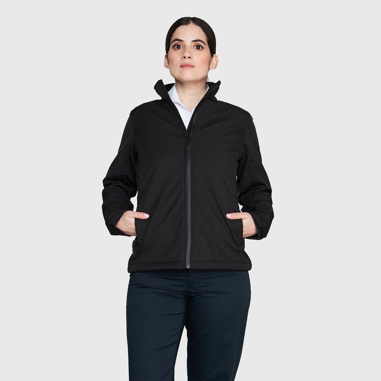 Chaqueta Jayson Softshell Tecnico Mujer Negra