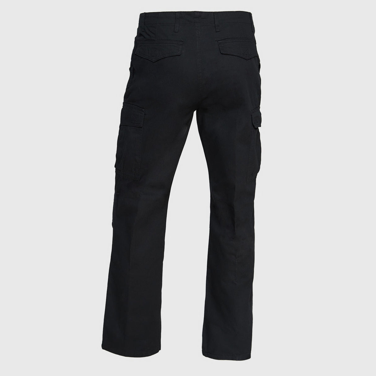 Pantalon Jayson Gabardina Cargo Algodon Negro