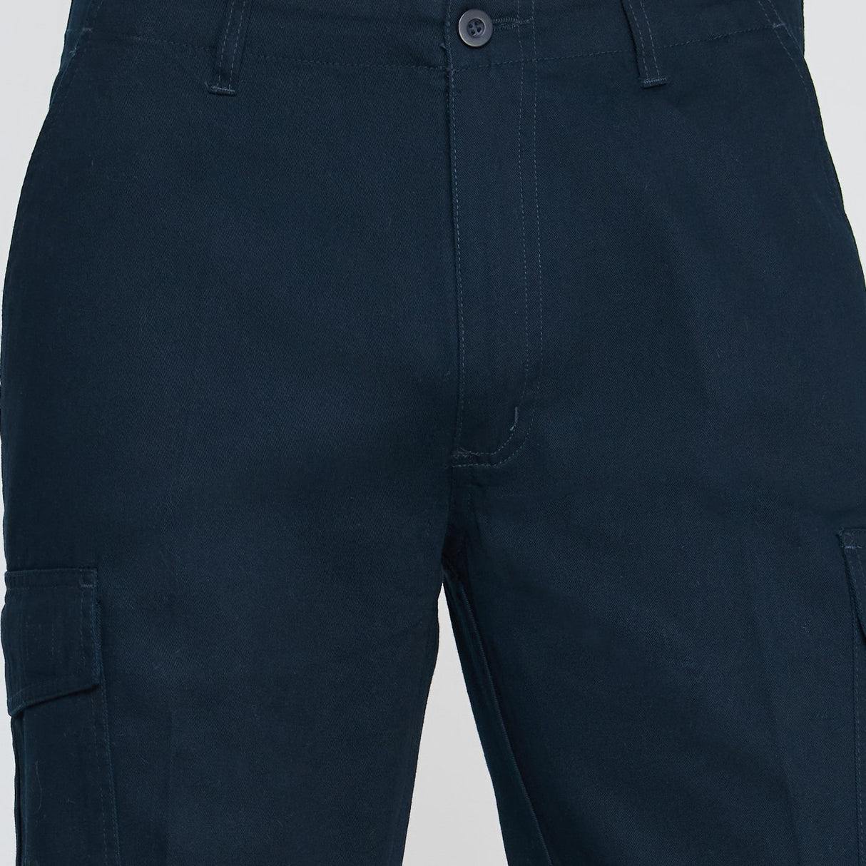 Pantalon Jayson Gabardina Cargo Algodon Azul Marino