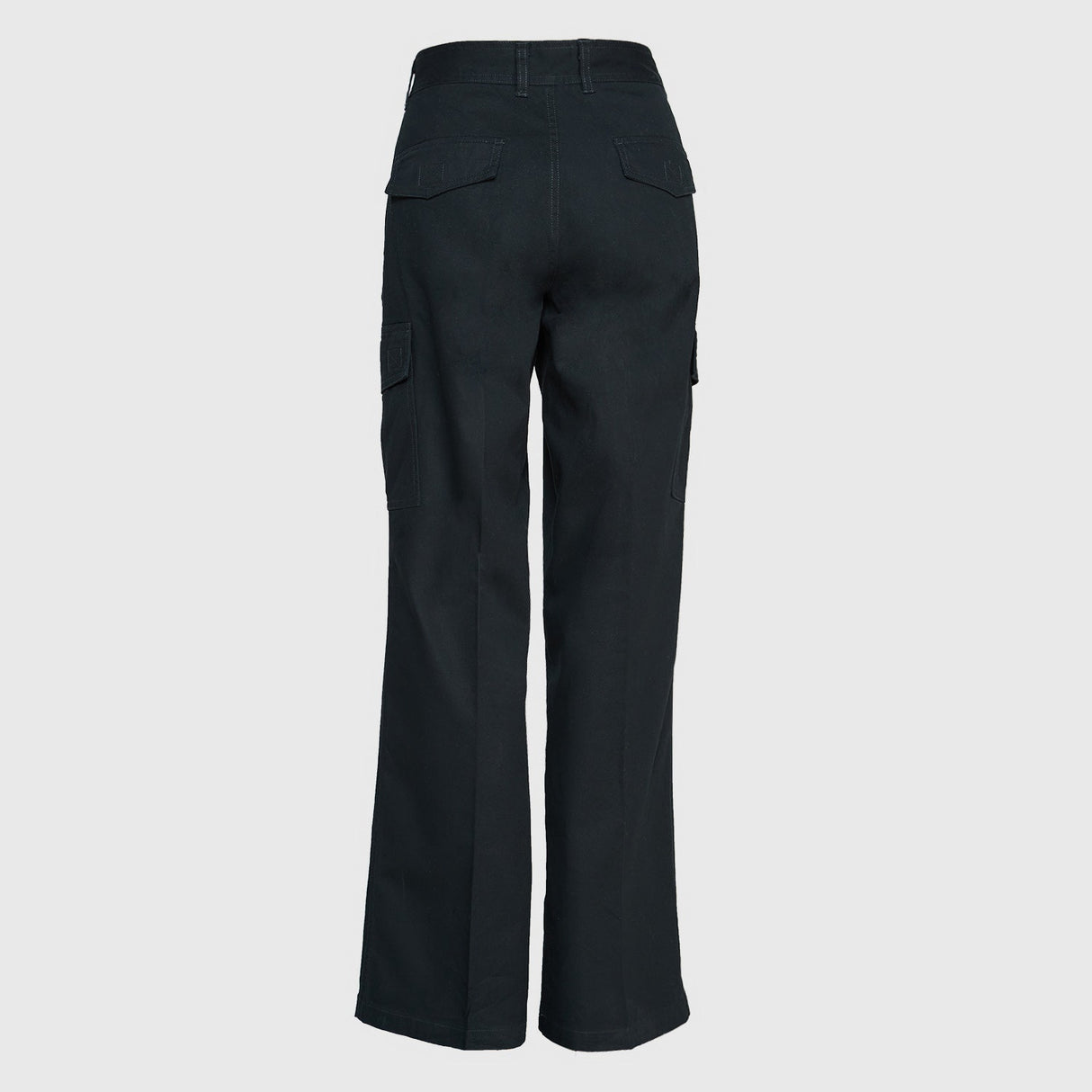 Pantalon Jayson Gabardina Cargo Algodon Mujer Gris