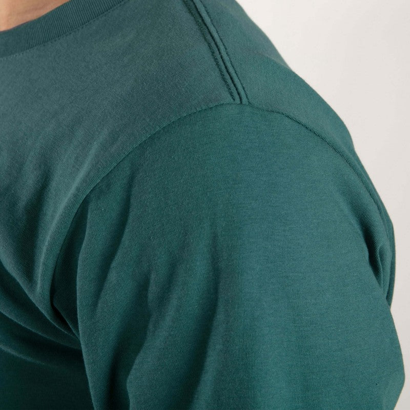 Polera Texora Dryfresh Smooth Manga Corta Azul Piedra