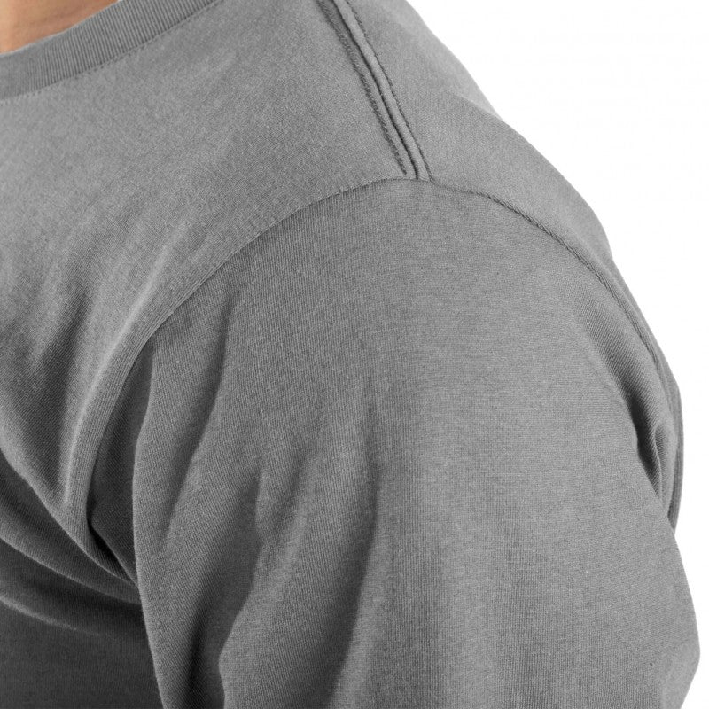 Polera Texora Dryfresh Smooth Manga Larga Gris