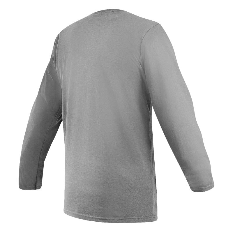 Polera Texora Dryfresh Smooth Manga Larga Gris