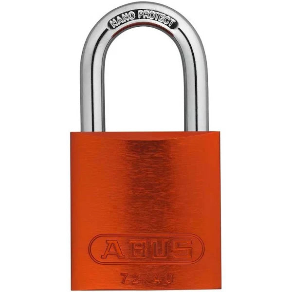 Candado Aluminio 72/40 Hb40 Naranjo