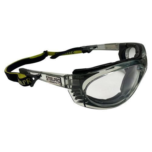 Lente de seguridad Steelpro Turbine Marco Gris Af Claro