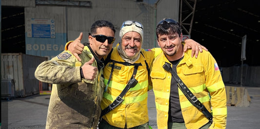 Colaborador APRO apoya combate de incendios en la Región del Biobío