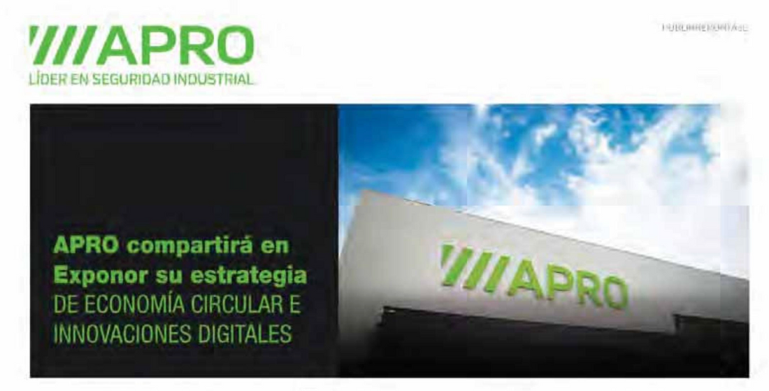APRO aparece en la revista "Minería Chilena" con un publirreportaje y un anuncio destacado