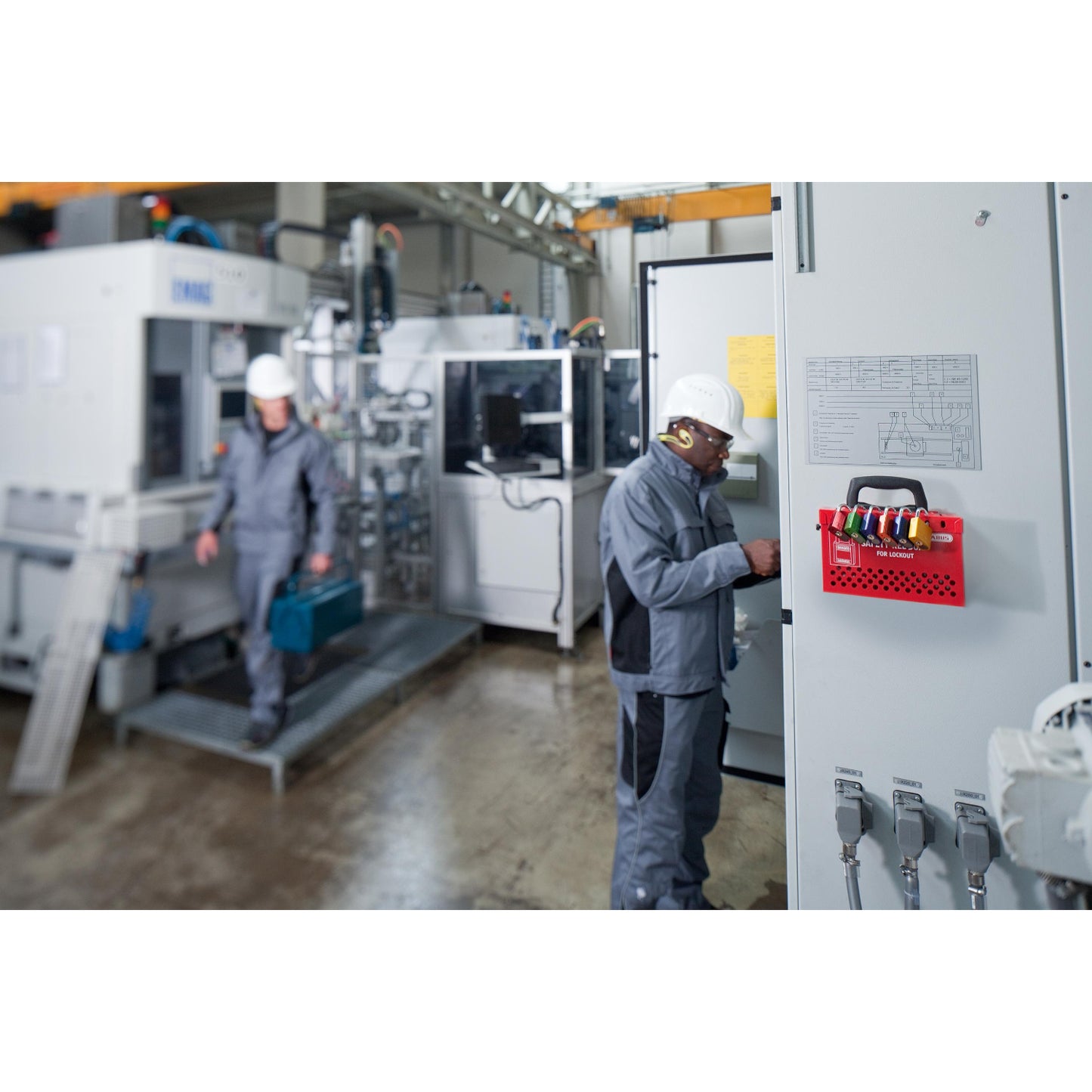 Caja Abus Bloqueo Grupal Acero B835