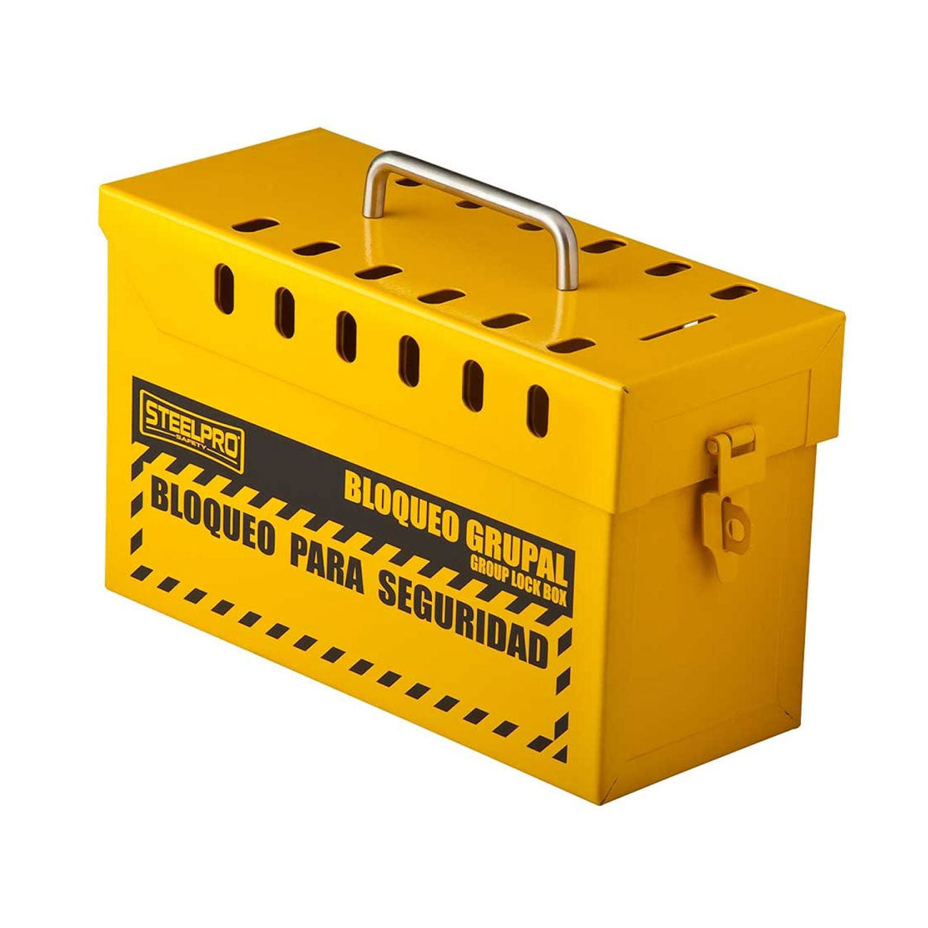 Caja De Bloqueo Steelpro Amarilla