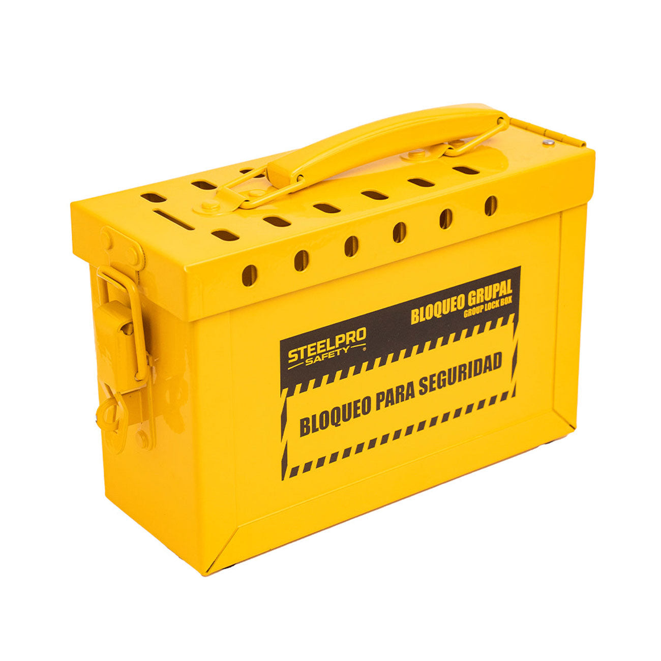 Caja De Bloqueo Steelpro Amarilla
