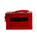 Caja de Bloqueo Grupal Aviator A498 Imp Rojo