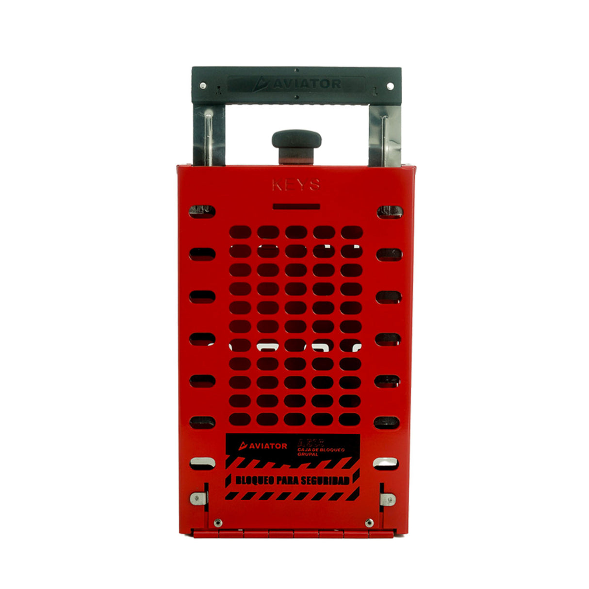 Caja de Bloqueo Grupal Aviator A 503 Imp Rojo