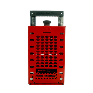 Caja de Bloqueo Grupal Aviator A 503 Imp Rojo