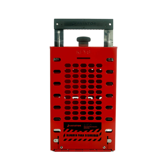 Caja de Bloqueo Grupal Aviator A 503 Imp Rojo