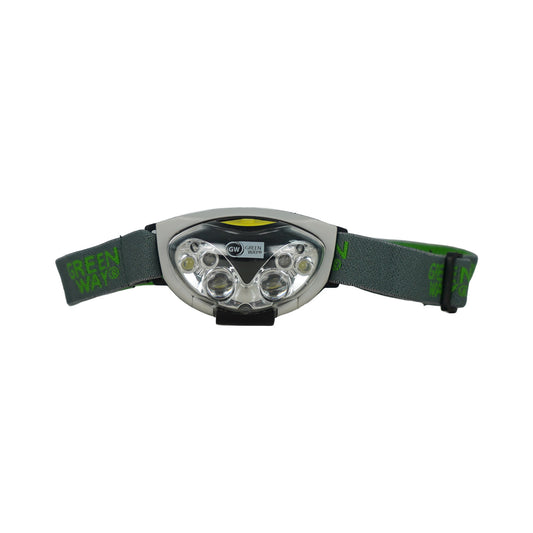 Linterna Greenway 6 Led Elasticada Ajustable a Casco