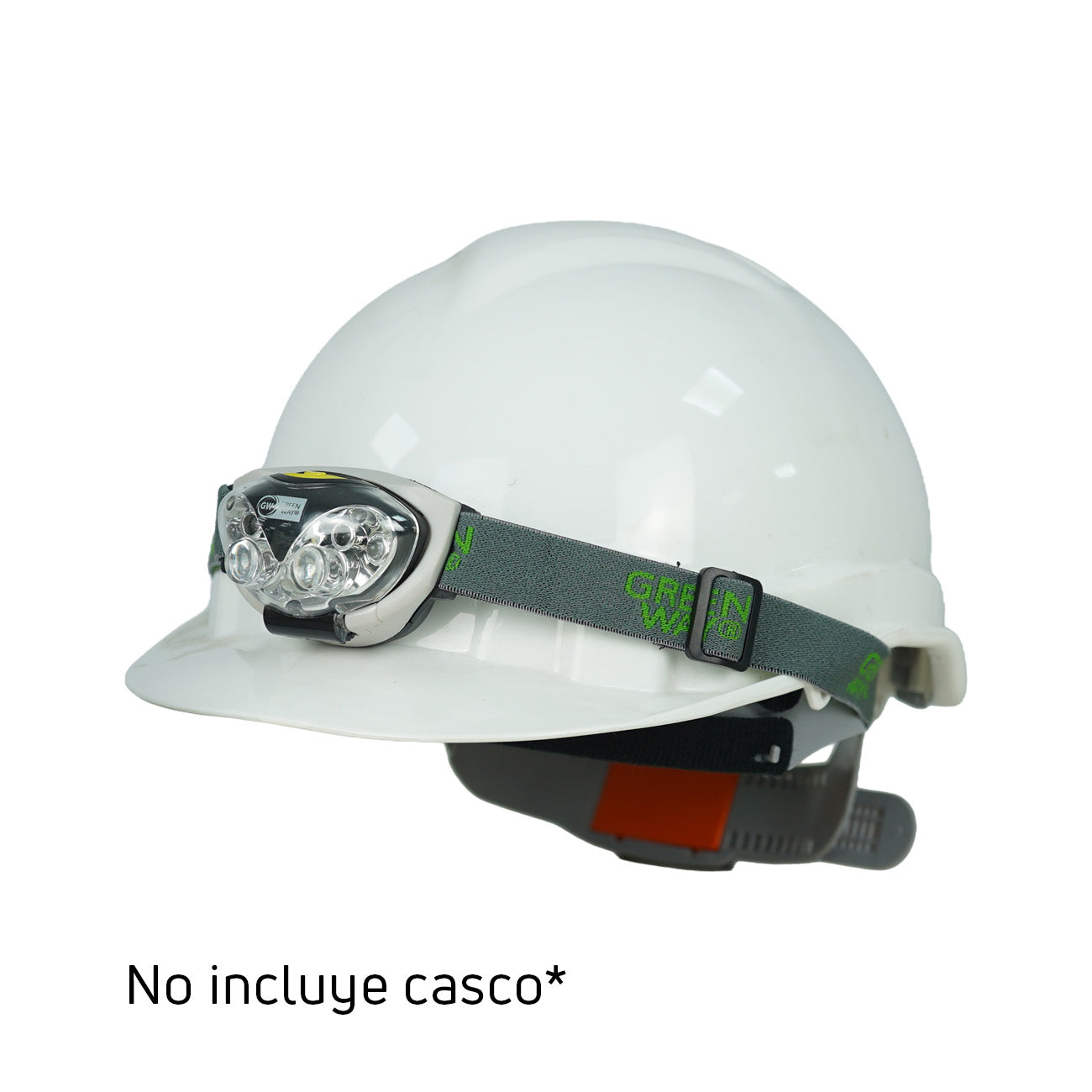 Linterna Greenway 6 Led Elasticada Ajustable a Casco