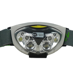 Linterna Greenway 6 Led Elasticada Ajustable a Casco