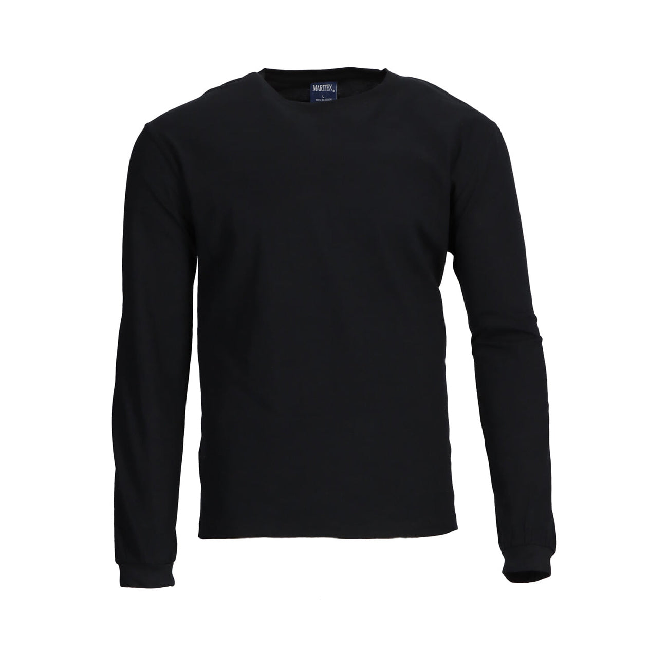 Polera Maritex Polo Manga Larga Negra