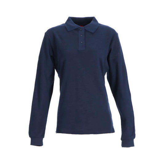 Polera Maritex Pique Manga Larga Mujer Mtx Azul Marino