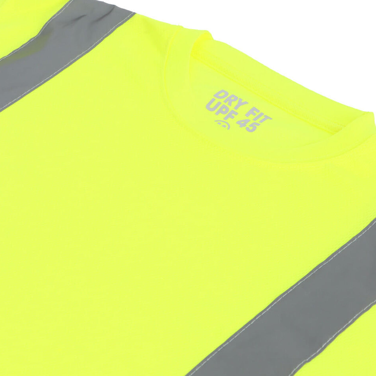 Polera Maritex Dry Fit Manga Larga Amarilla Fluor